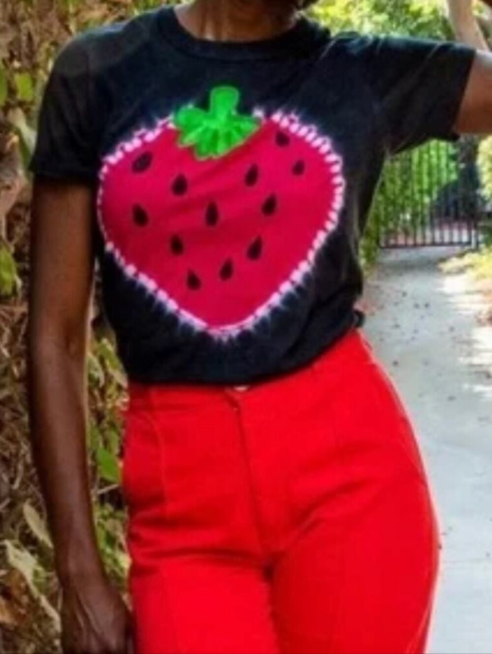 Big Bud Press Strawberry Graphic Tee Limited Edition Unisex Medium